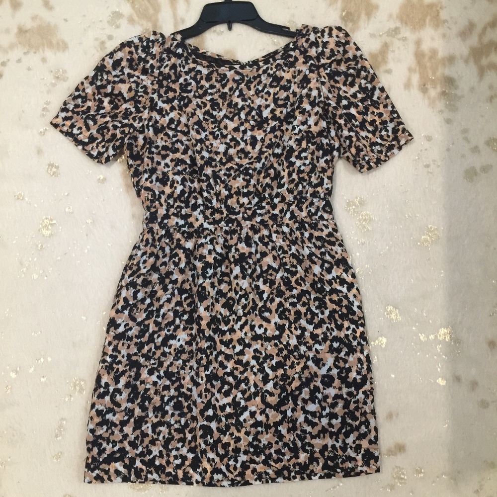 BCBG Animal Print Dress